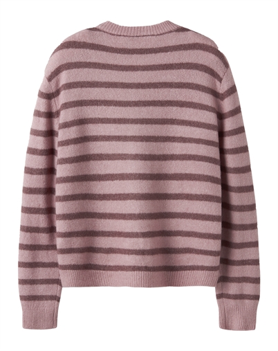 Name it - NKFNerina Strik Cardigan - Lilas/Wild Ginger
